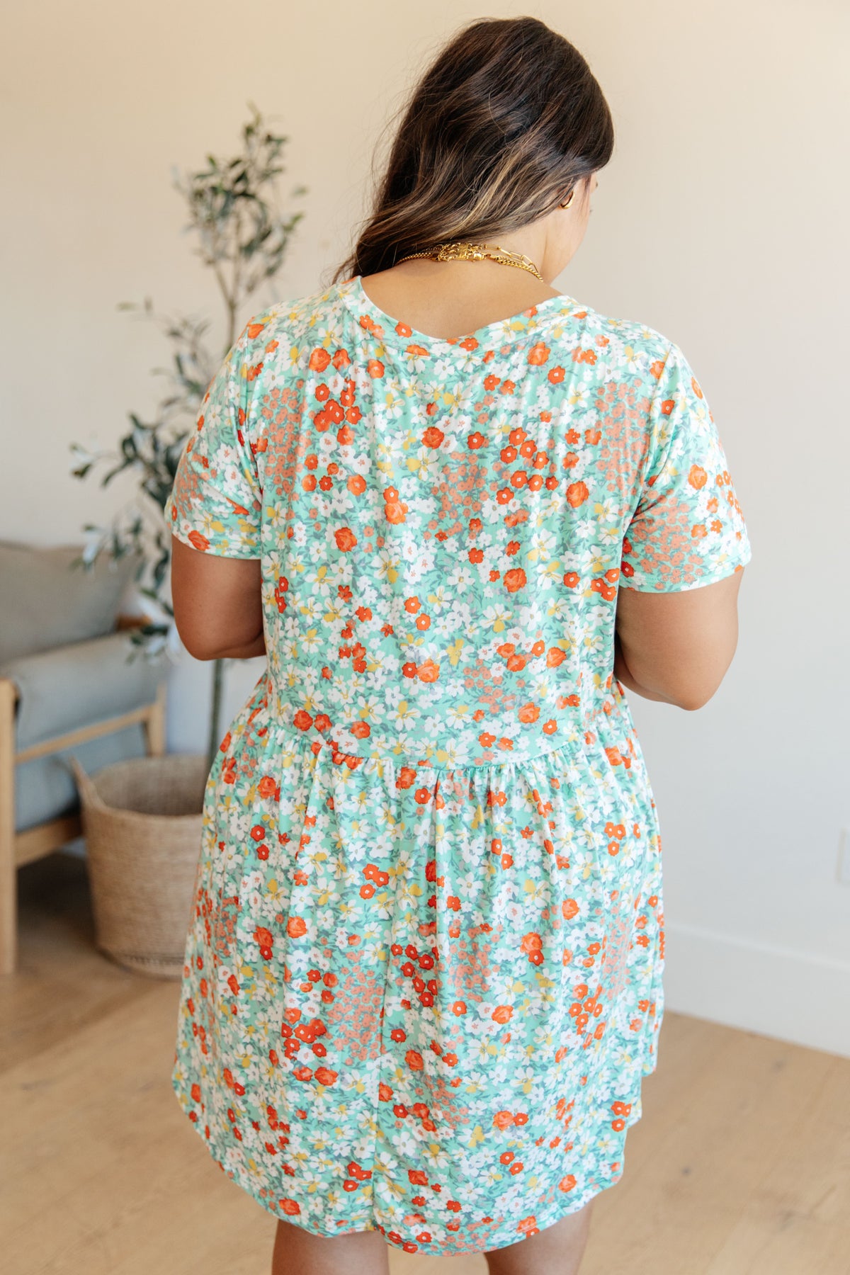 Mint Fields Forever Floral Dress - 3/12/2024