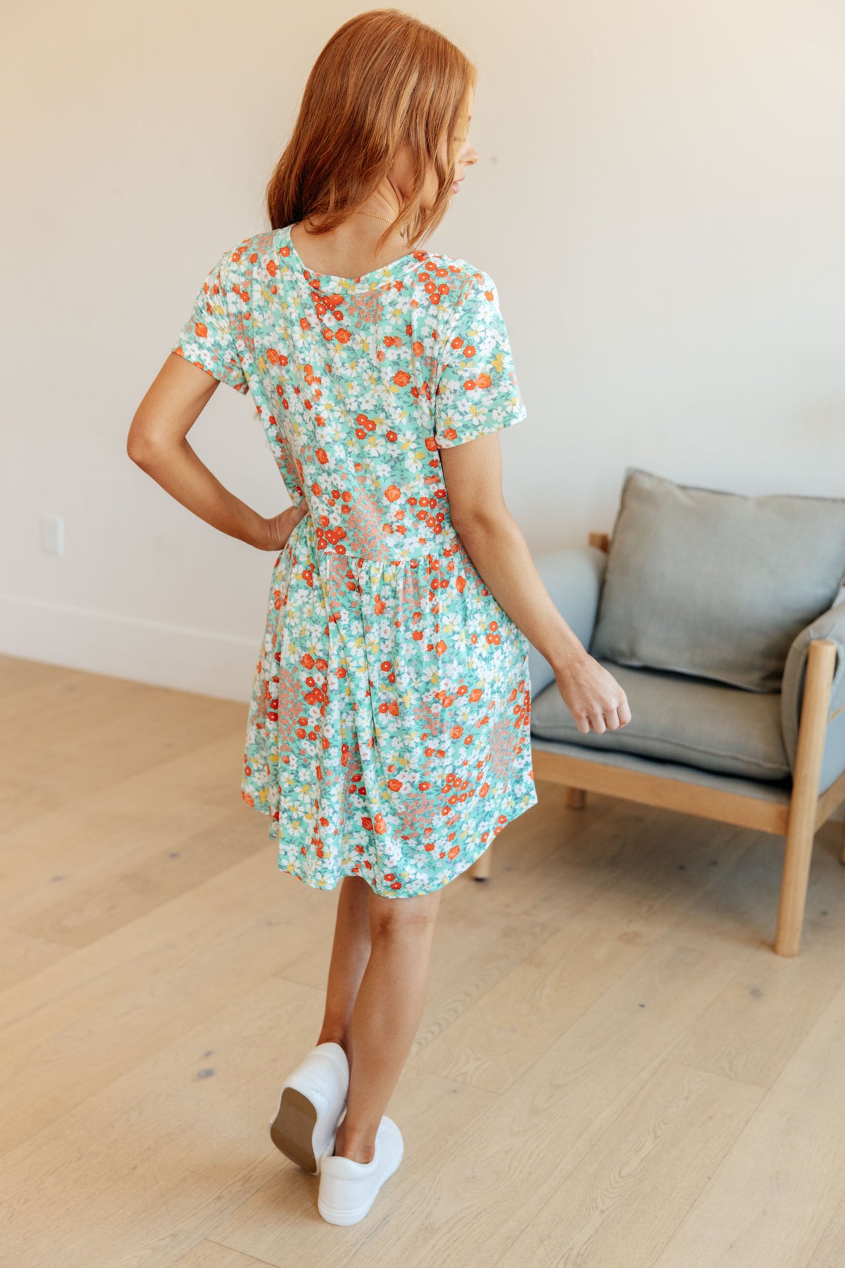 Mint Fields Forever Floral Dress - 3/12/2024