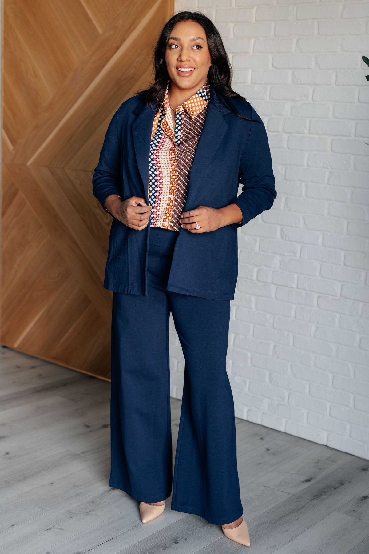 Moderately Mod Polka Dot Button Up Top - 9/8/2025