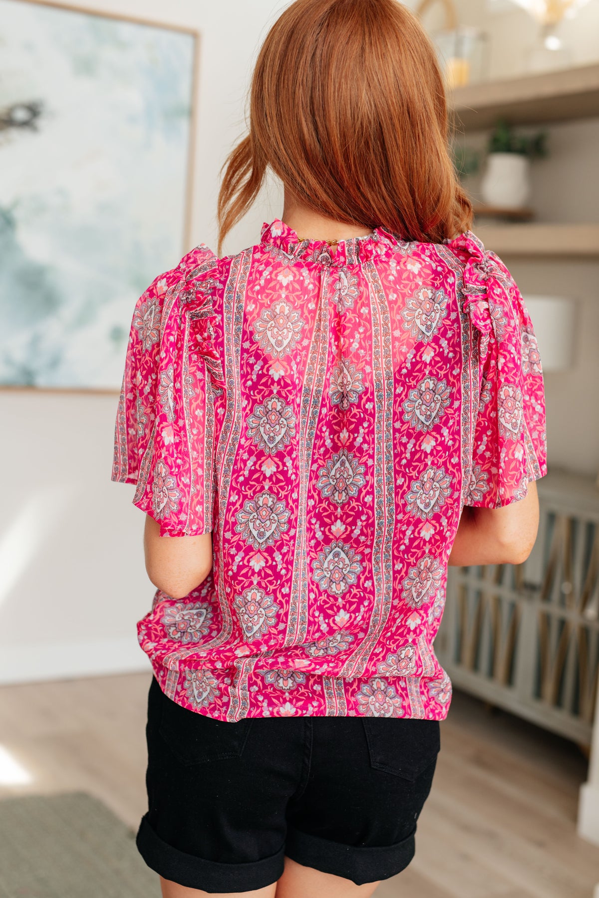 Moments Like This V-Neck Bell Sleeve Blouse - 3/17/2025