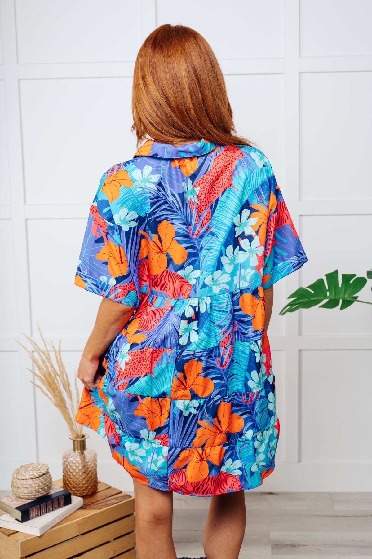 Mother Nature's Recipes Collared Dress in Blue - 5/1/2025