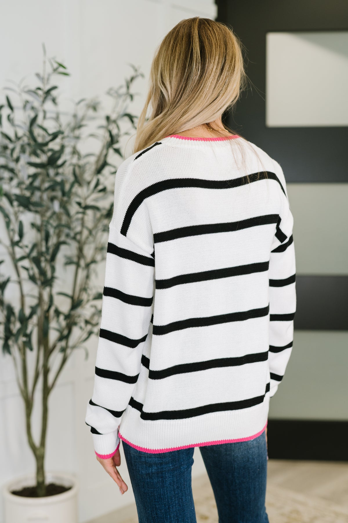 Much to My Relief Striped Sweater - 9/30/2025 NEW