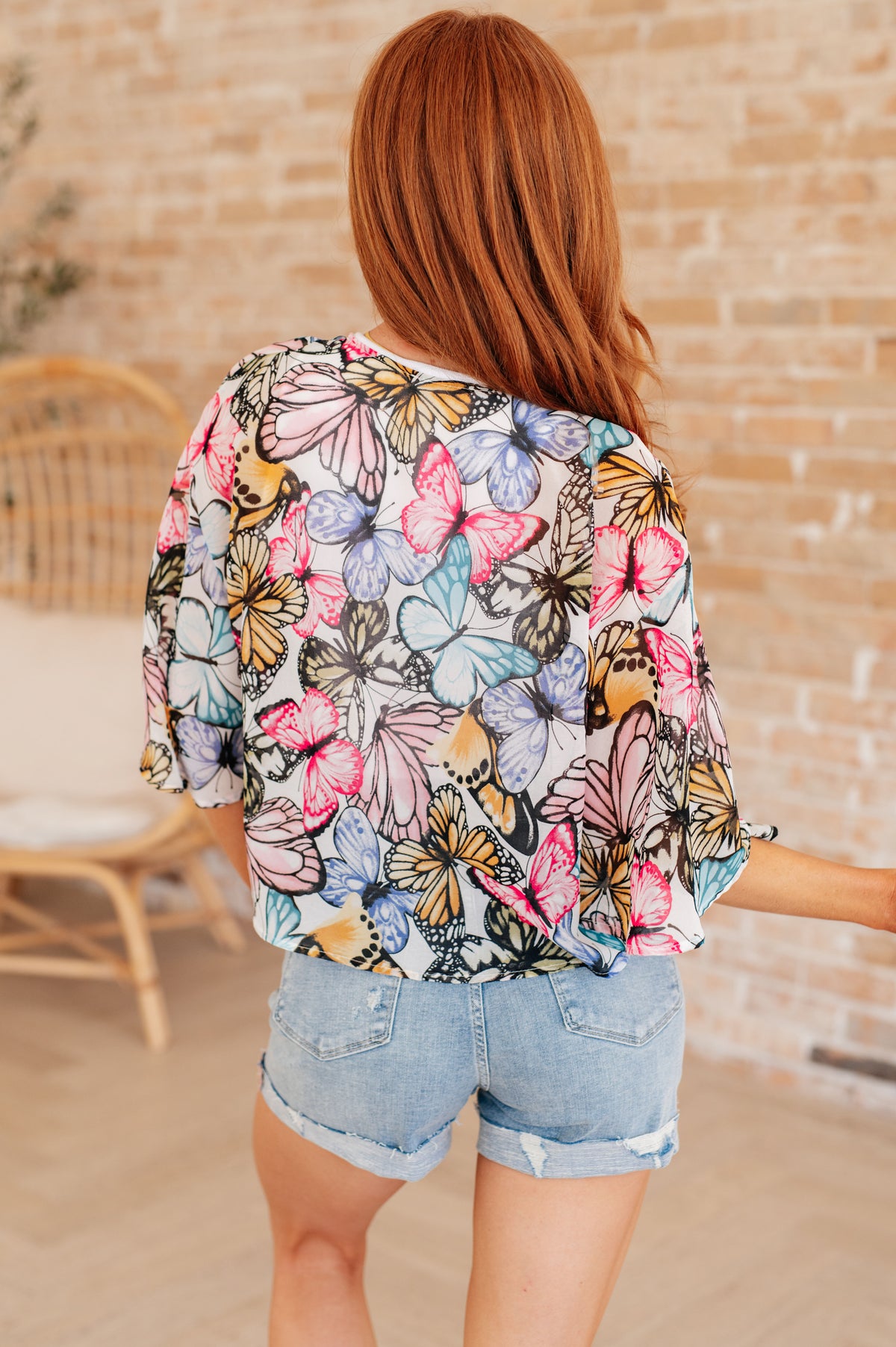 My Darling Valentina Front Tie Blouse - 5/15/2025