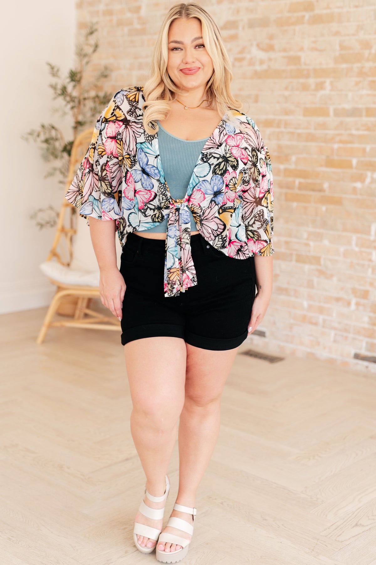 My Darling Valentina Front Tie Blouse - 5/15/2025