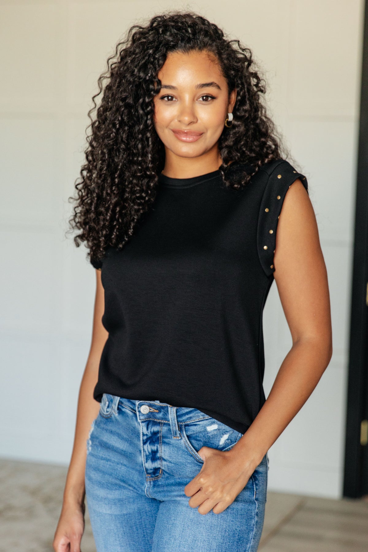 My Domain Studded Cap Sleeve Top - 4/24/2025