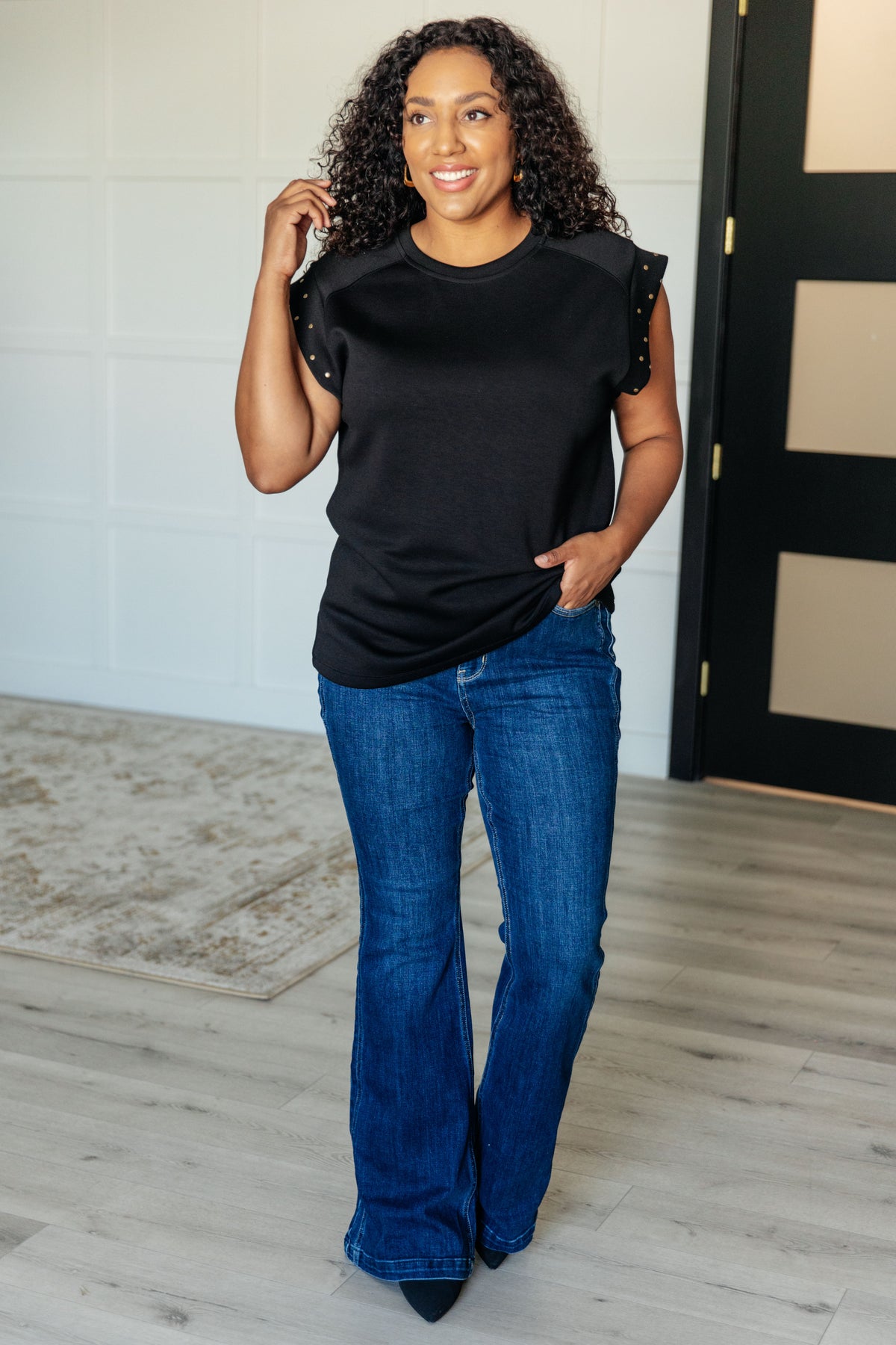 My Domain Studded Cap Sleeve Top - 4/24/2025