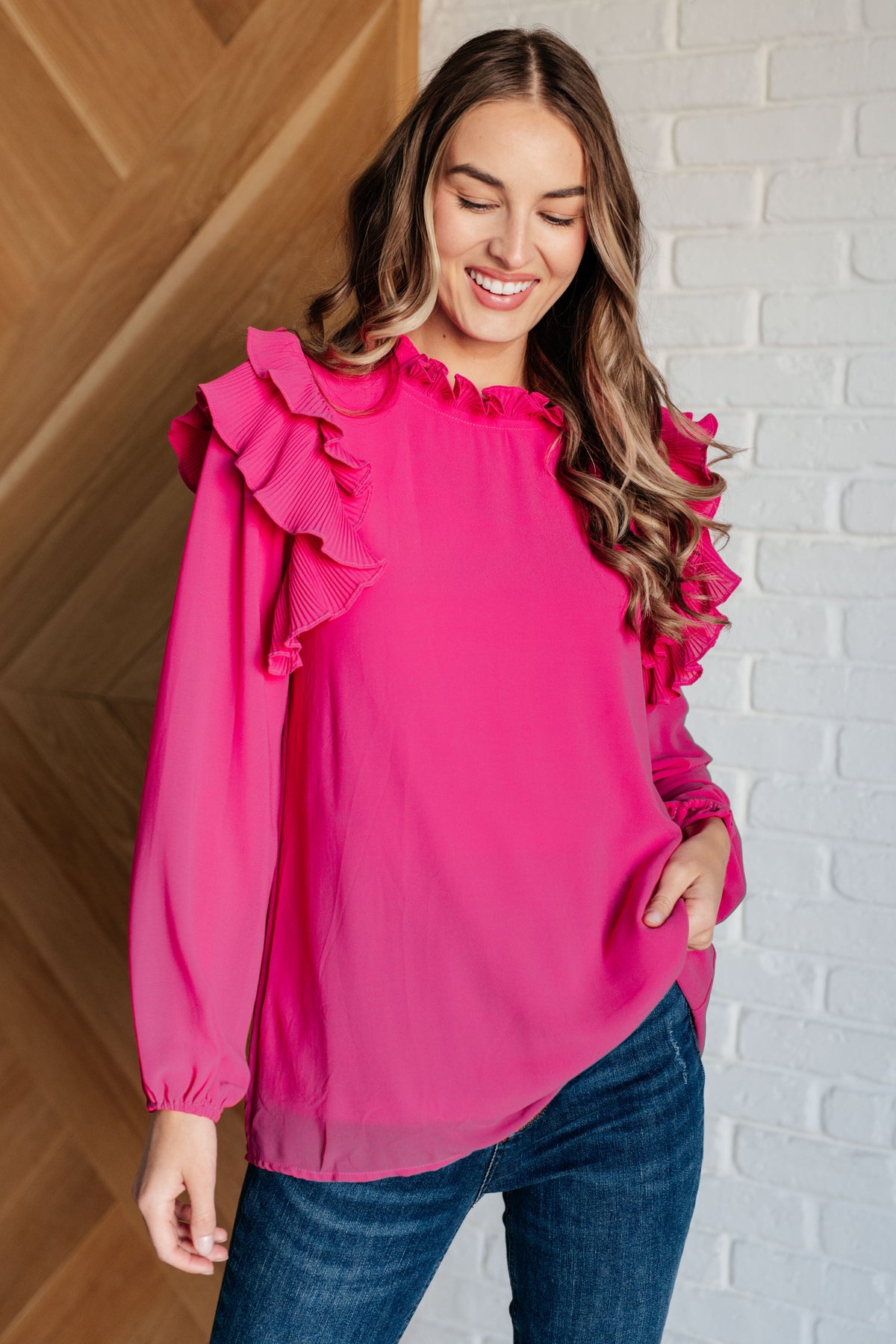 My Good Graces Ruffled Top - 10/29/2024
