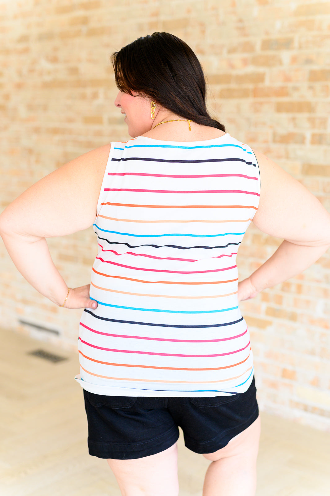 Need A Favor Colorful Henley Tank - 7/24/2025