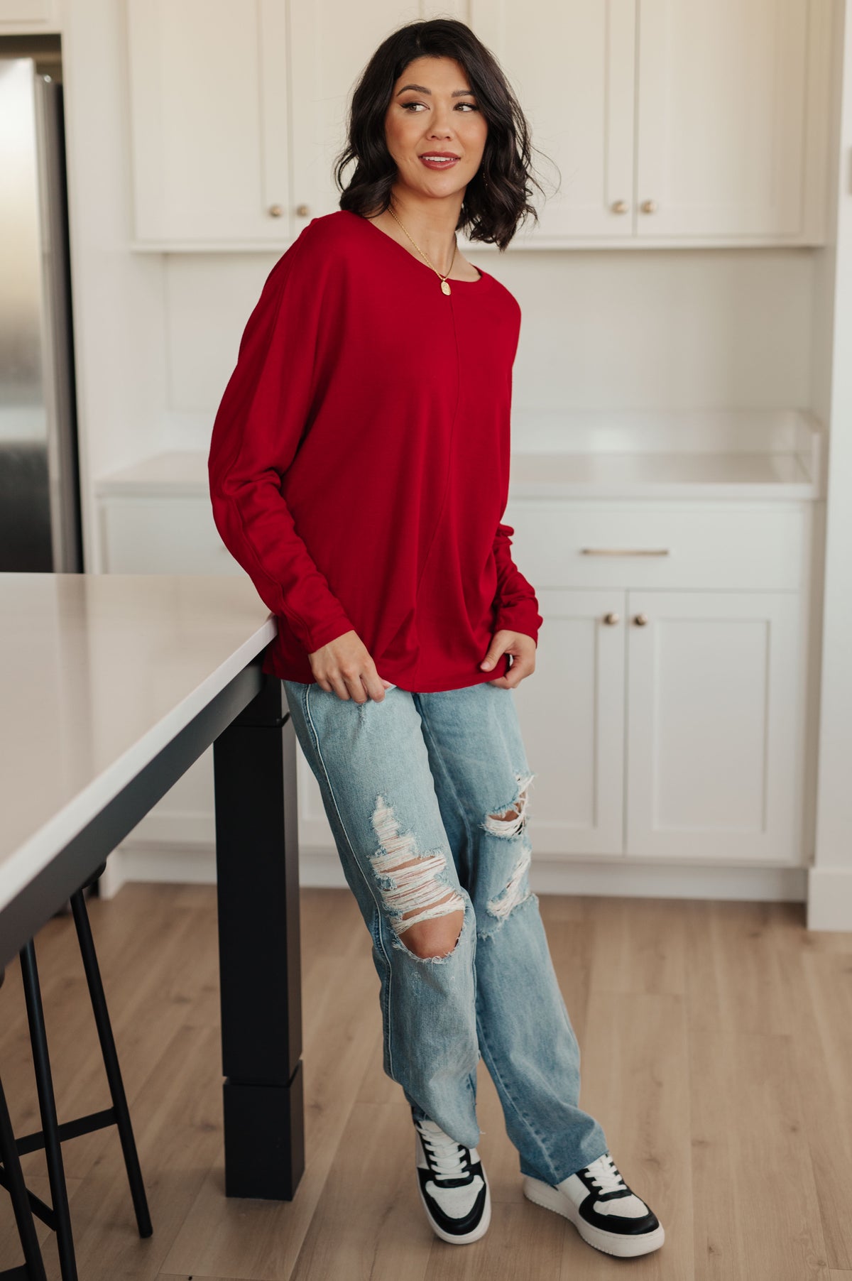 Never Too Confident Long Sleeve Top - 11/24/2023