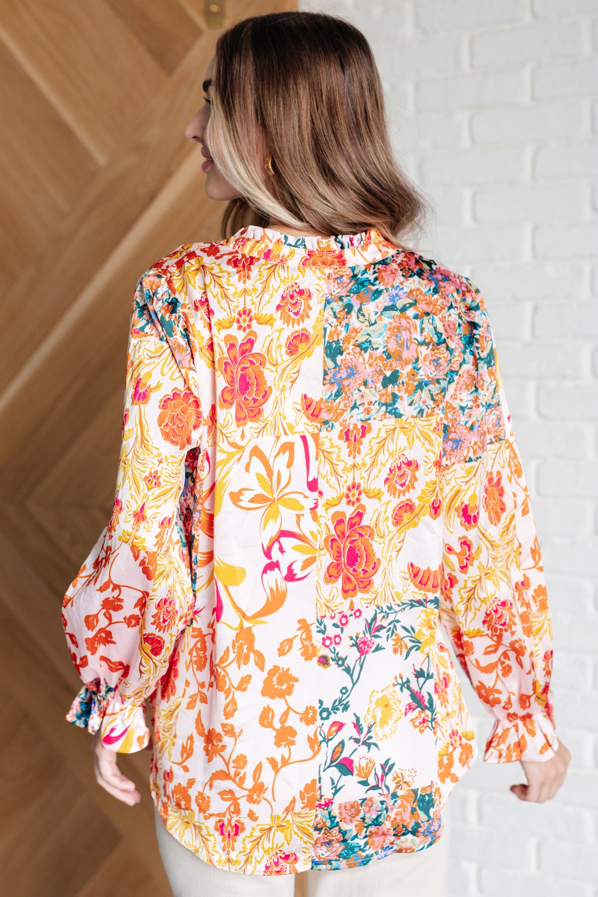 New Romantics Balloon Sleeve Boho Blouse - 11/5/2024