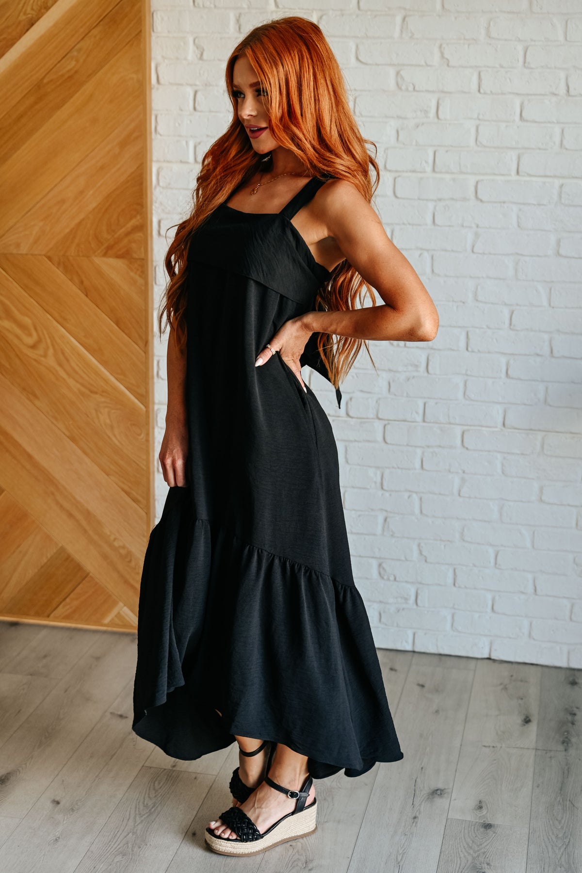 Nightlife Tie Back Maxi Dress - 7/24/2025
