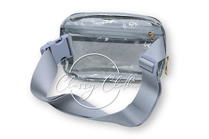 Stadium Clear Belt Bag in Assorted Colors - RTS