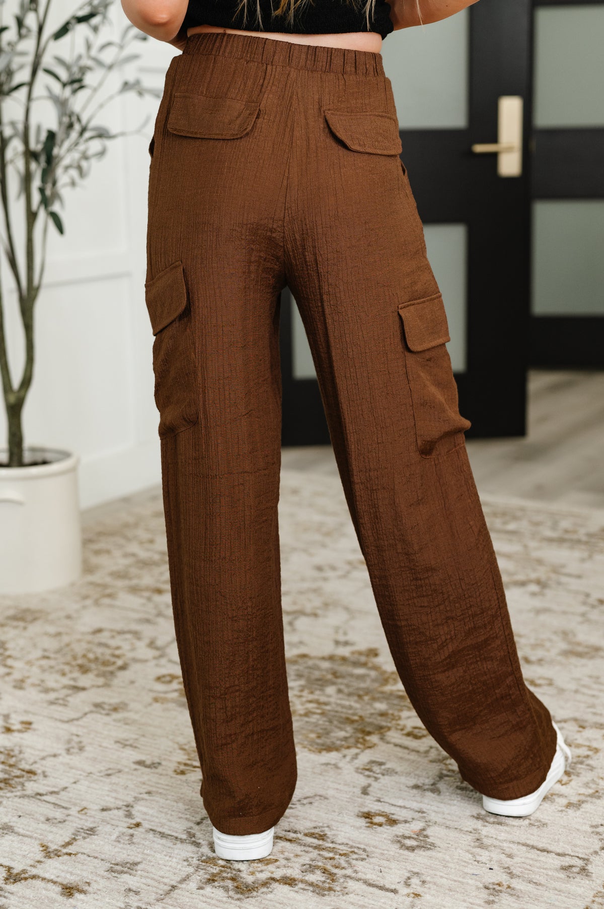 Off Duty Straight Leg Cargo Pants in  Brown - 7/18/2025 NEW