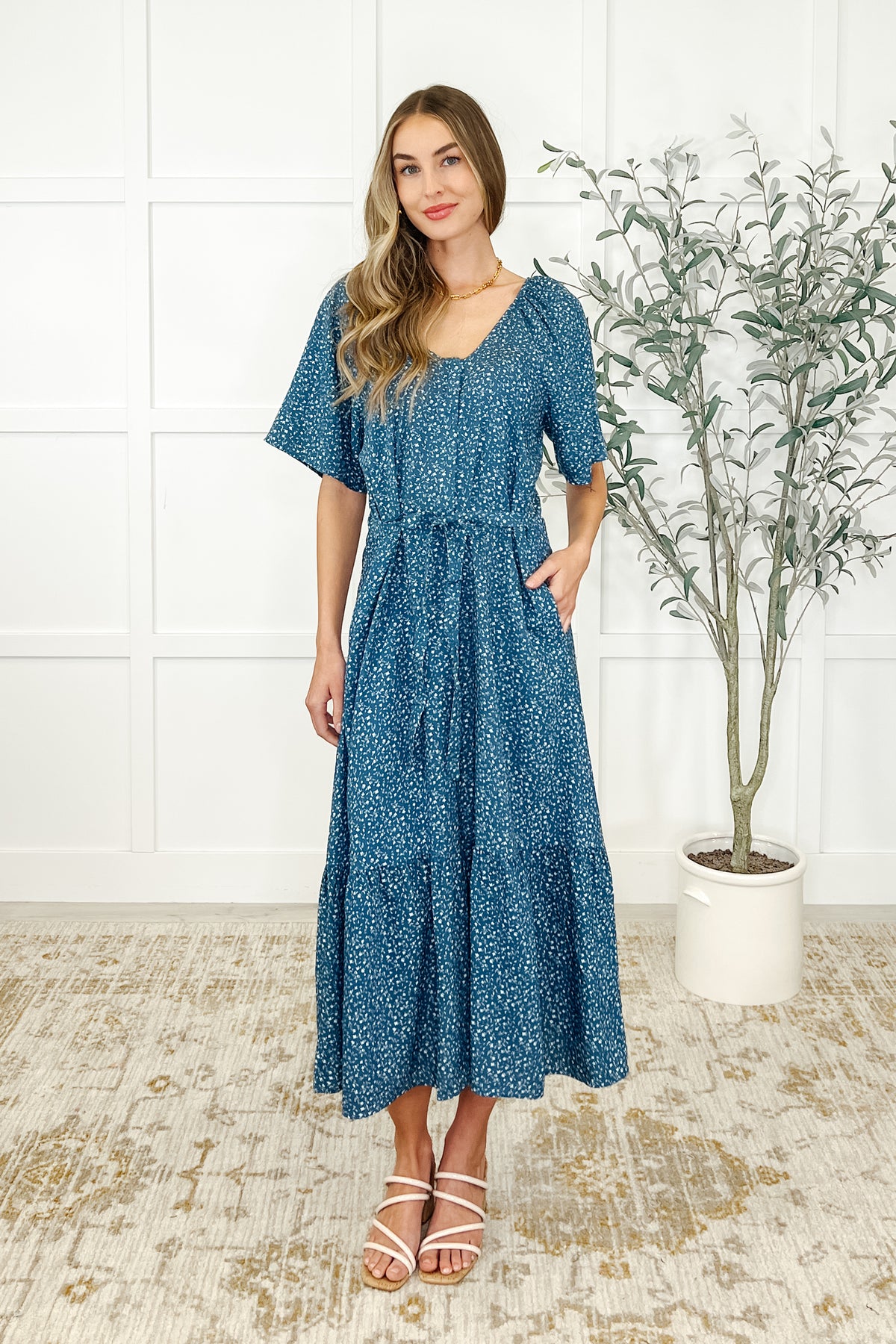 Olive Dress in Blue Vineyard - 5/2/2025 NEW