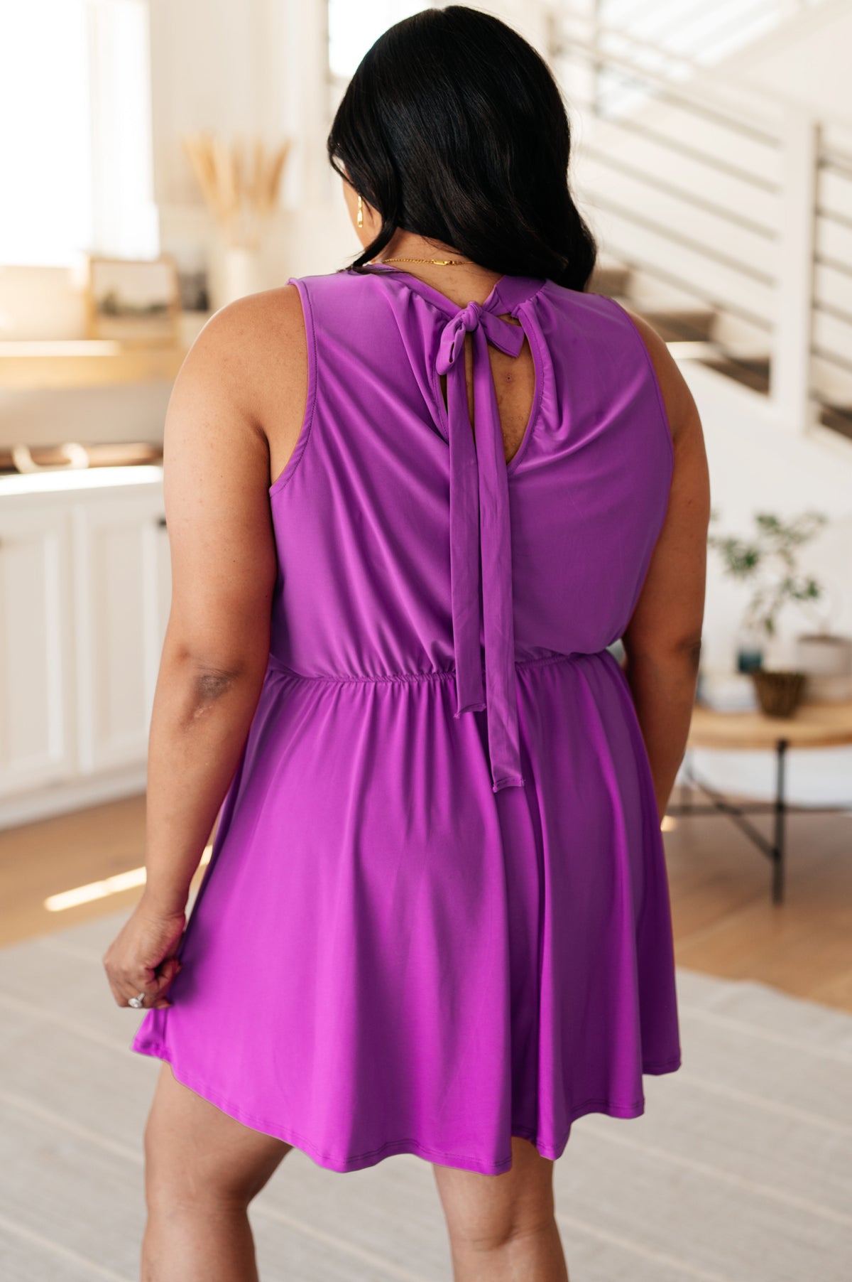 One Of Us Purple Romper Dress - 5/7/2024