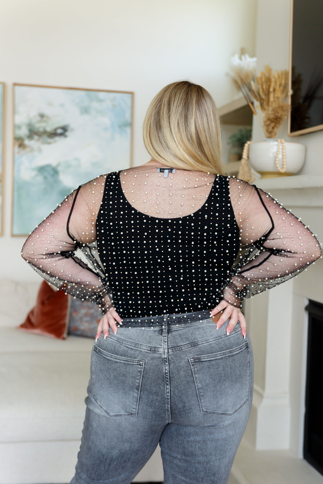 Pearl Diver Layering Top in Black - 7/20/2023