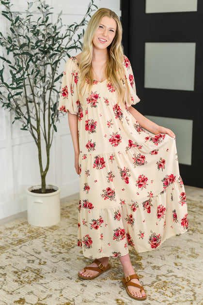 polagram embroidered dress Whispering Petals Scoop Neck Dress by Polagram 2XL main image 0