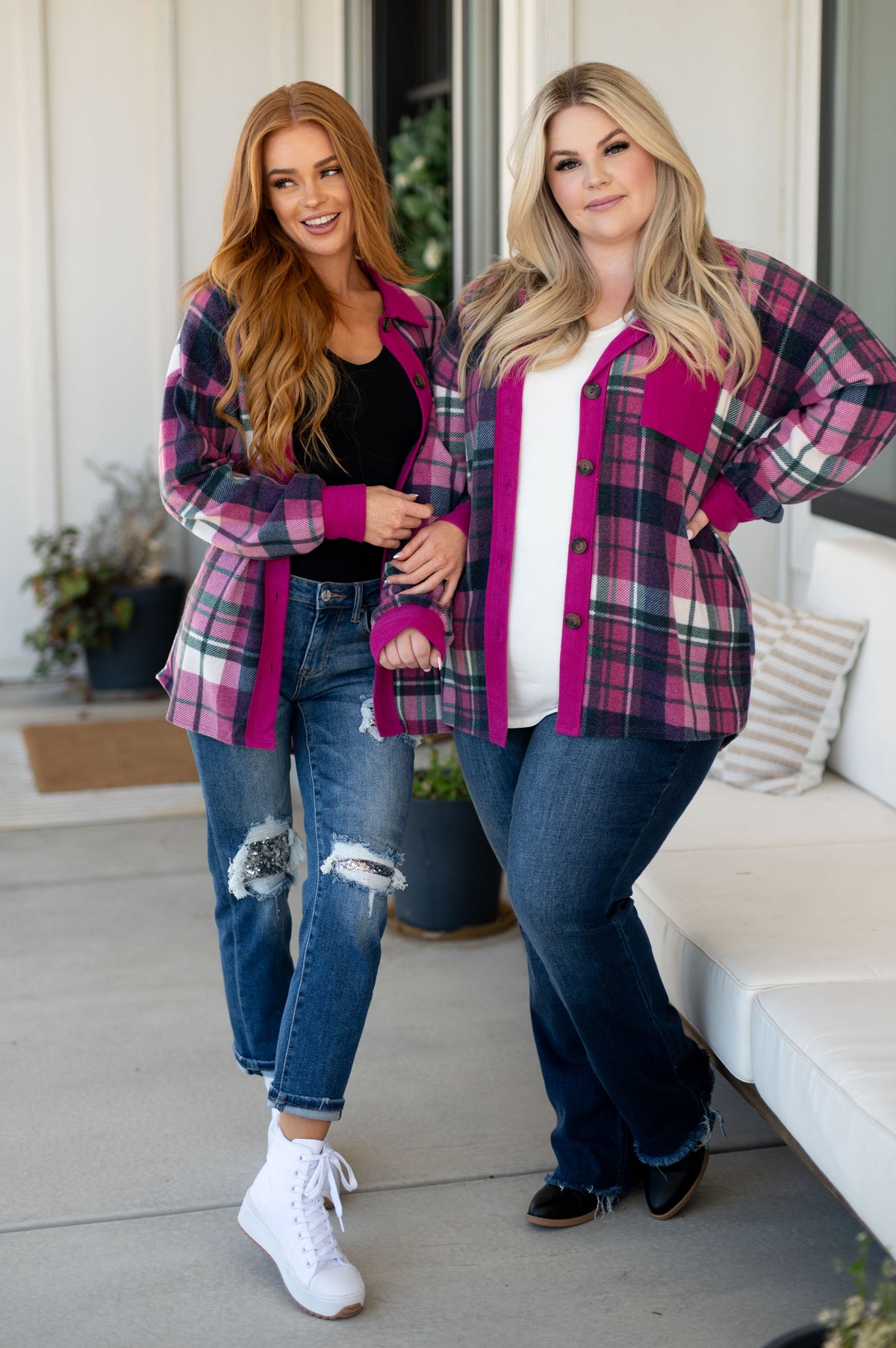 Playful in Plaid Shacket - 9/29/2023