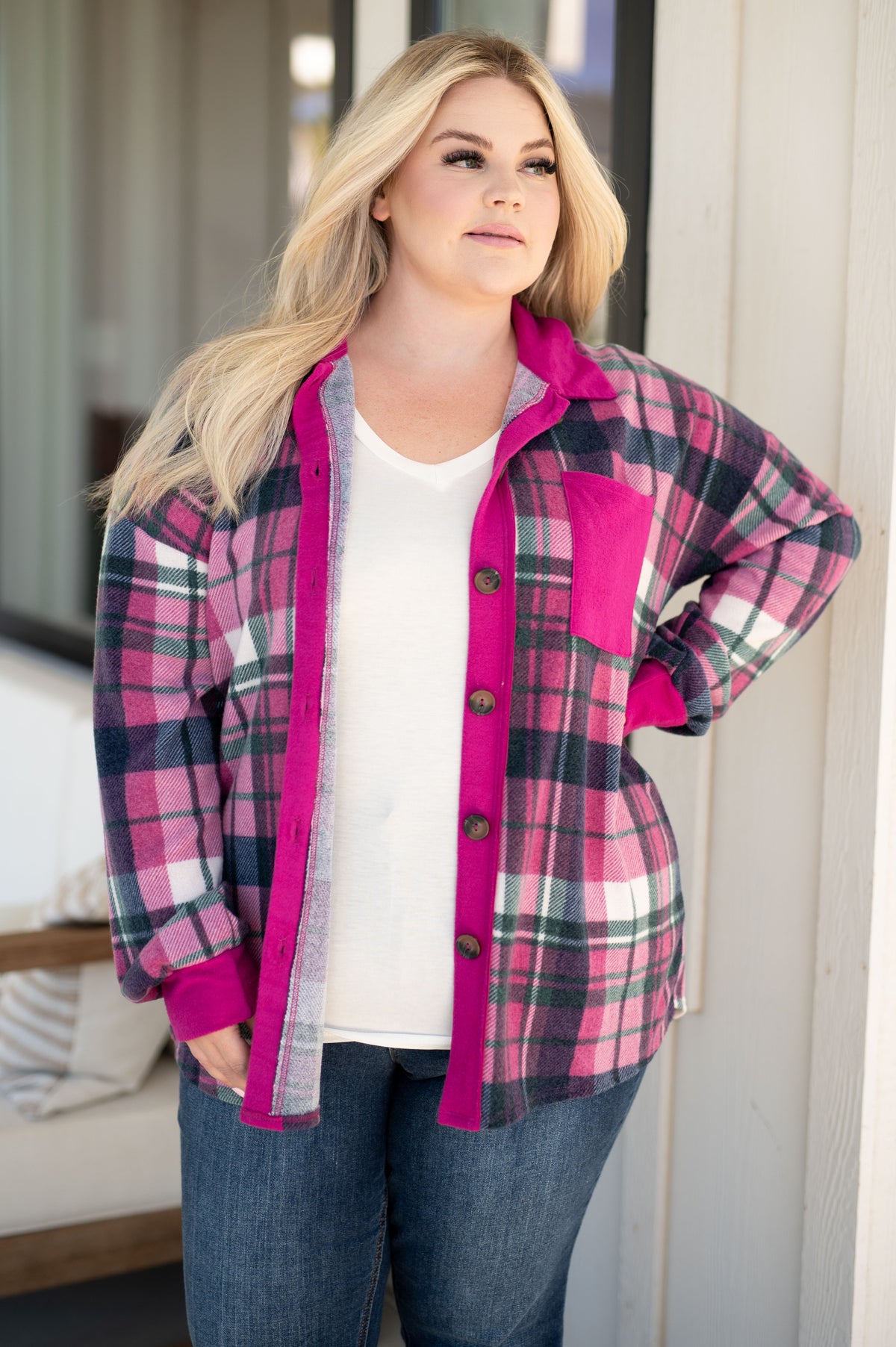 Playful in Plaid Shacket - 9/29/2023