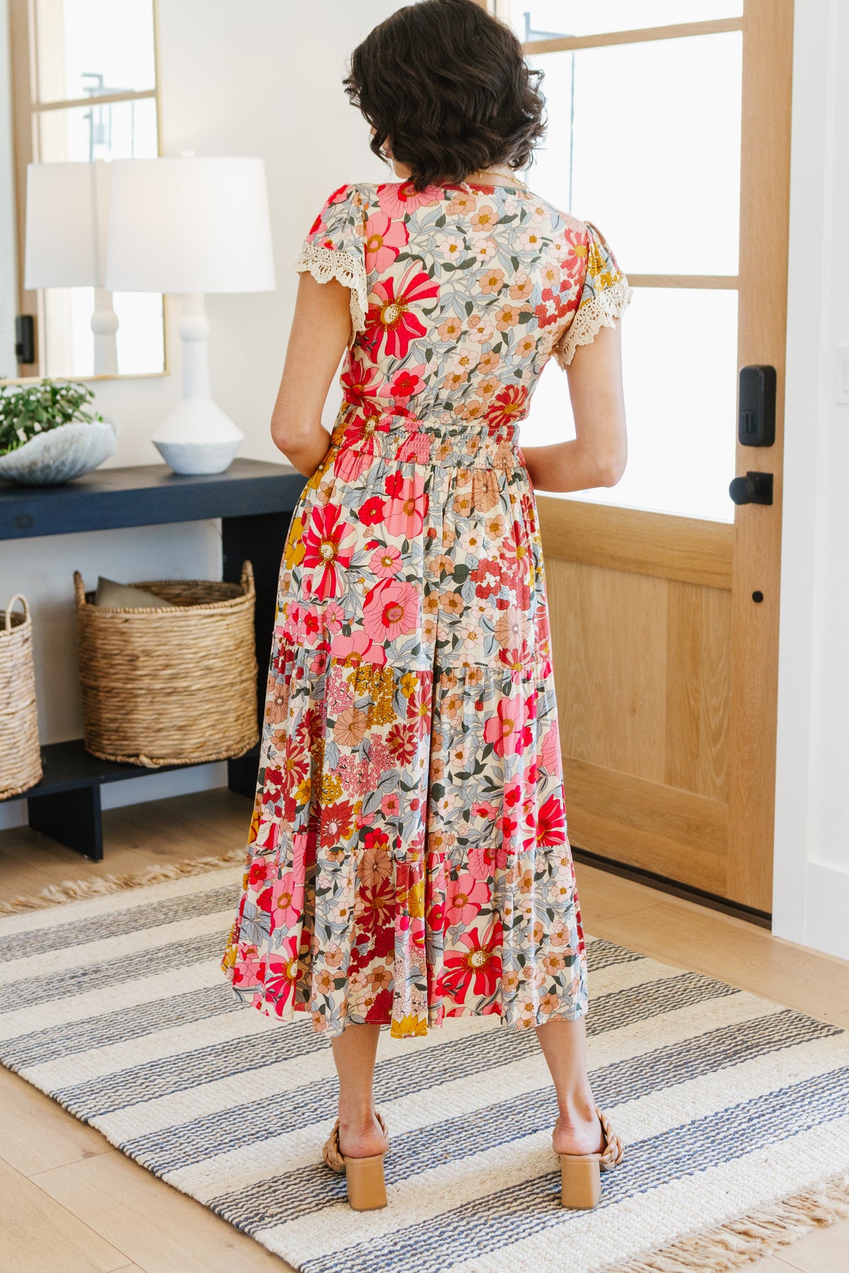 Please Don't Go Floral Midi Dress - 8/11/2023