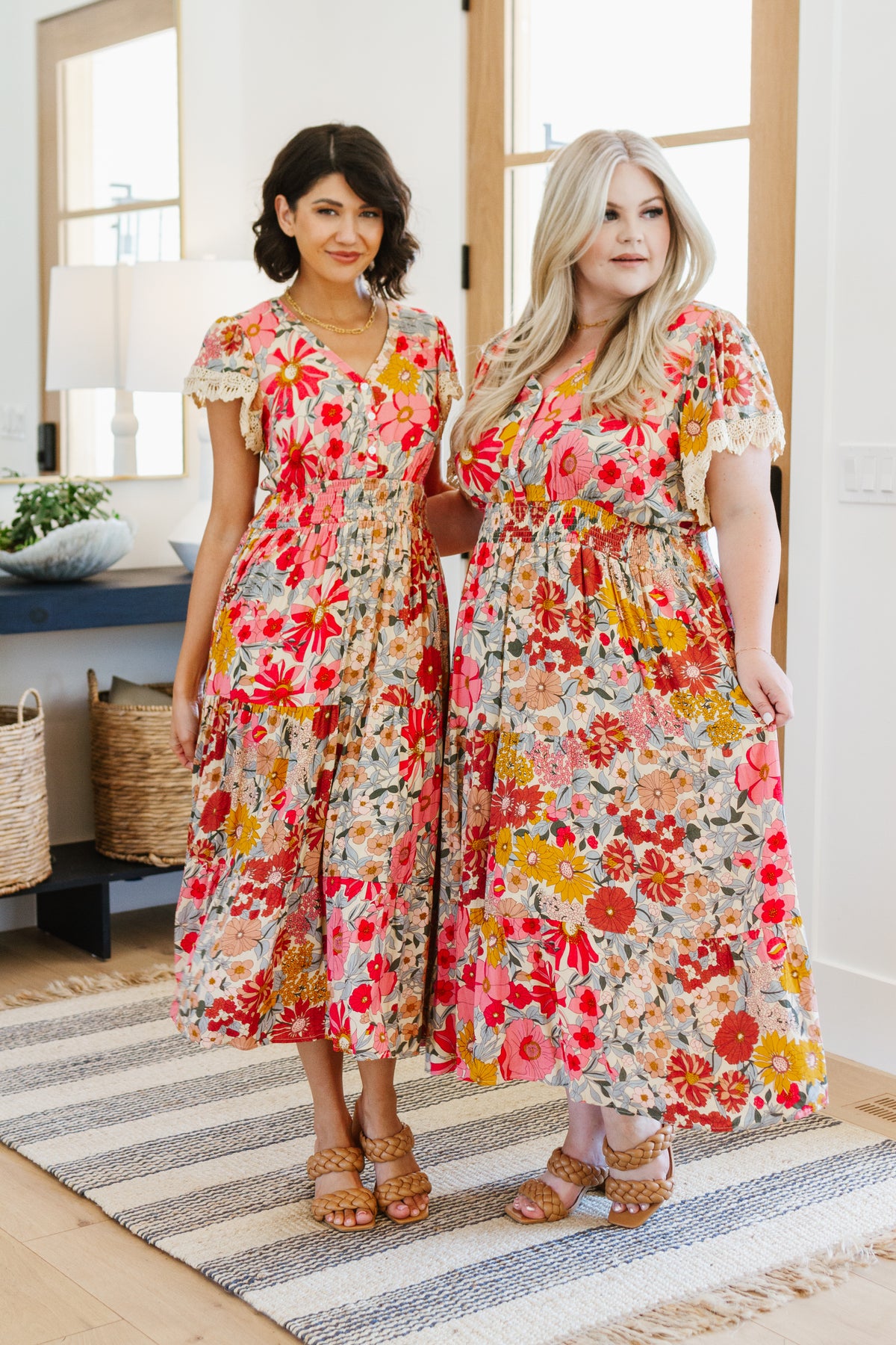 Please Don't Go Floral Midi Dress - 8/11/2023