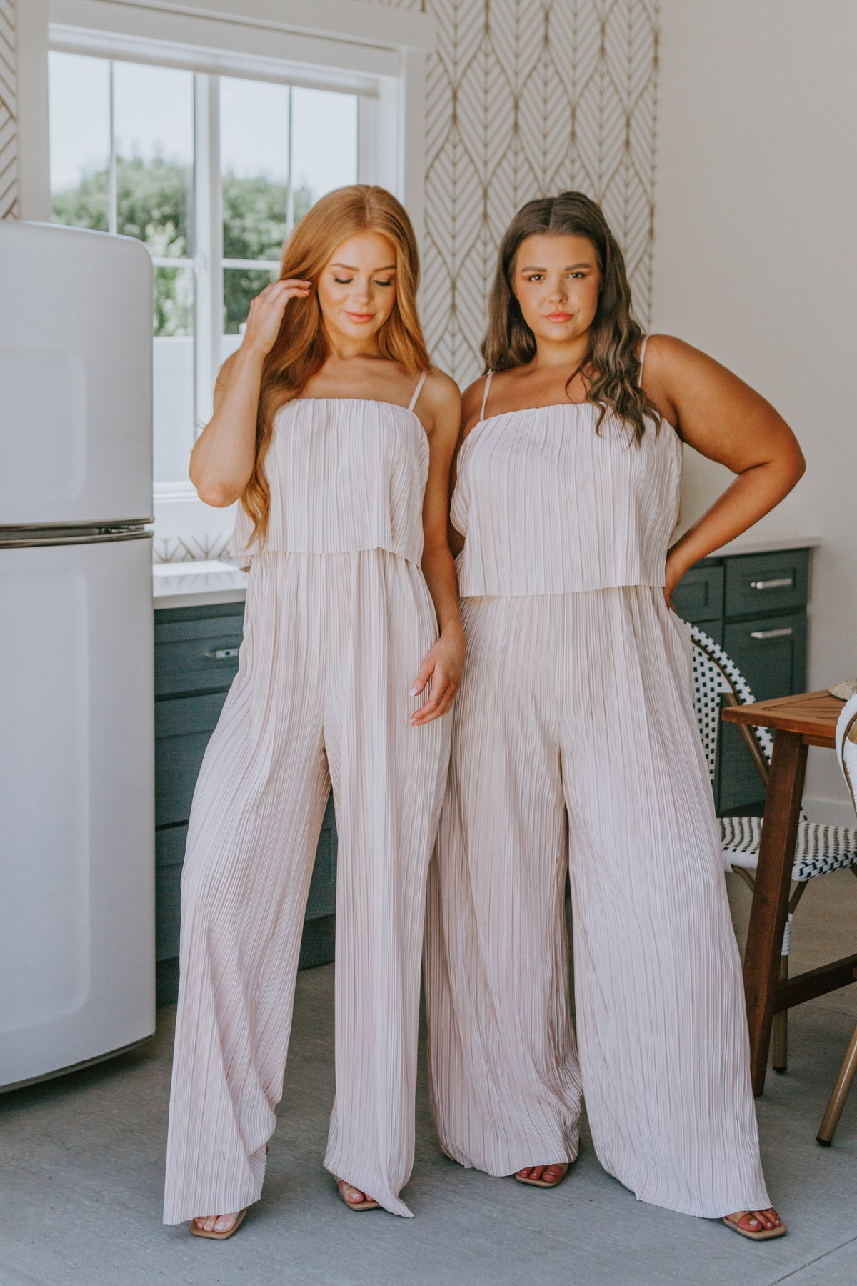 Pleased to Hear It Plisse Jumpsuit - 8/4/2023