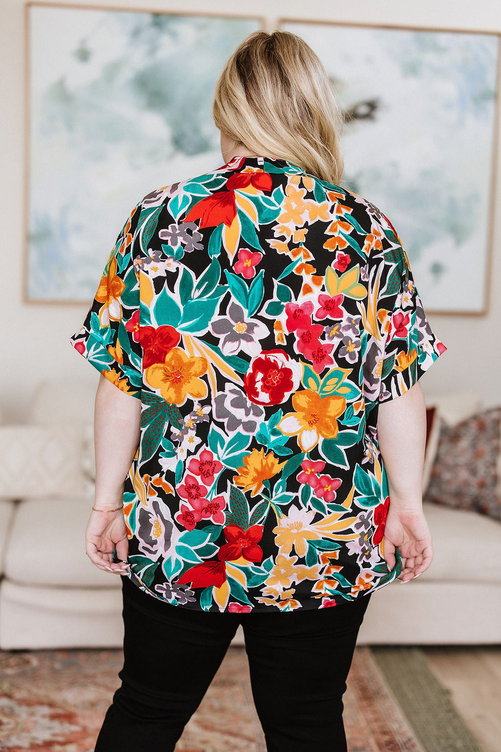 Pretty in Paradise Floral Blouse - 6/9/2023