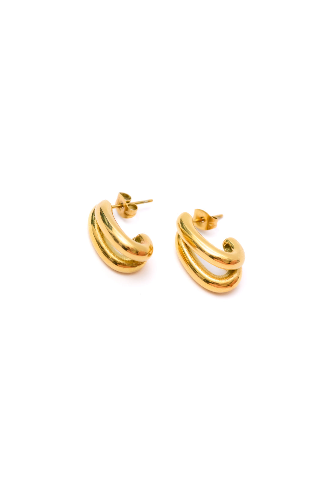Pushing Limits Gold Plated Earrings - 9/15/2023