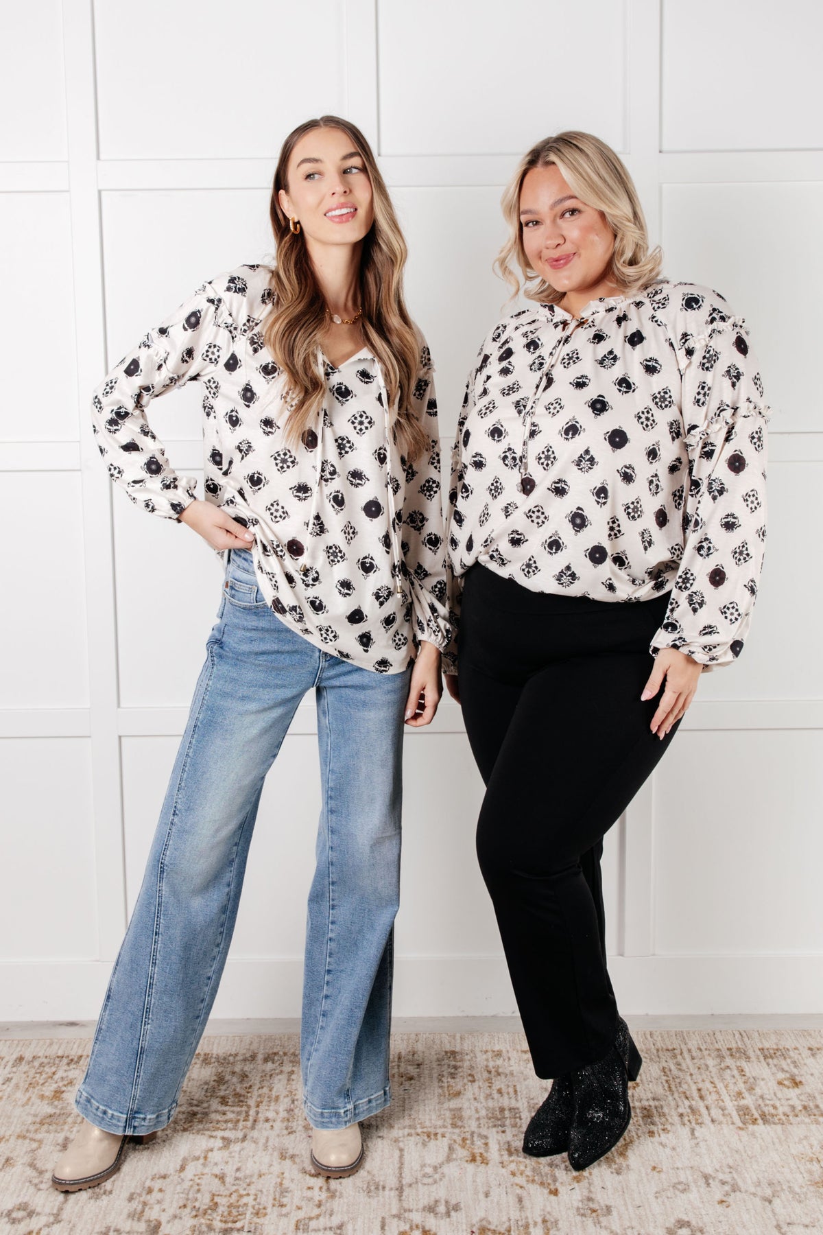 Quick Follow Up Floral Tile Blouse - 9/4/2025