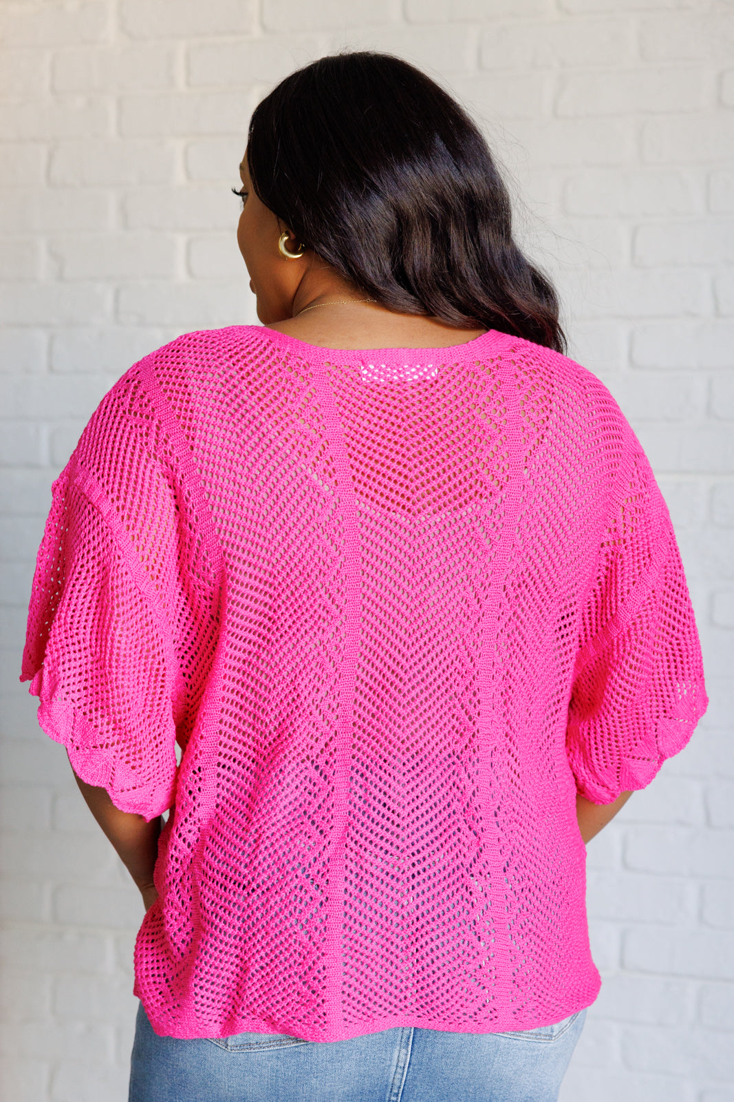 Rather Eventful Open Knit Top - 5/15/2025