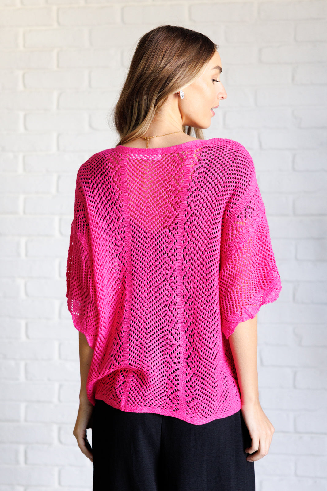 Rather Eventful Open Knit Top - 5/15/2025