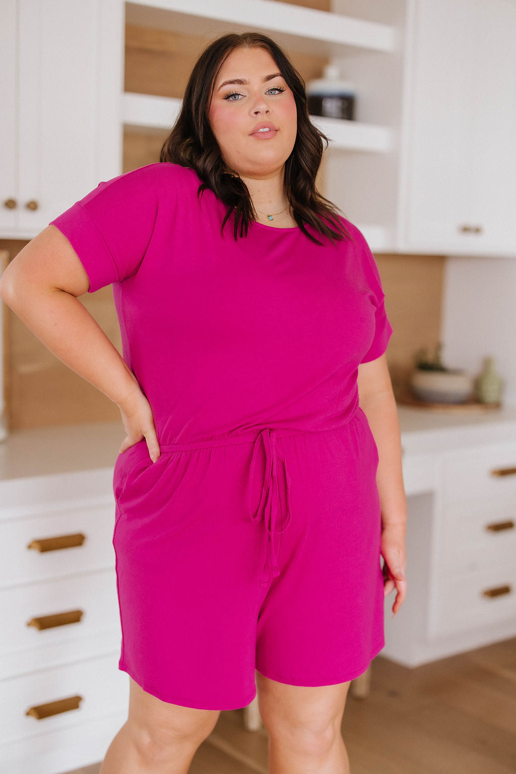 Real Cozy Romper in Magenta - 5/26/2023