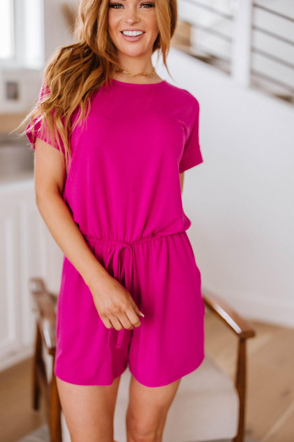 Real Cozy Romper in Magenta - 5/26/2023