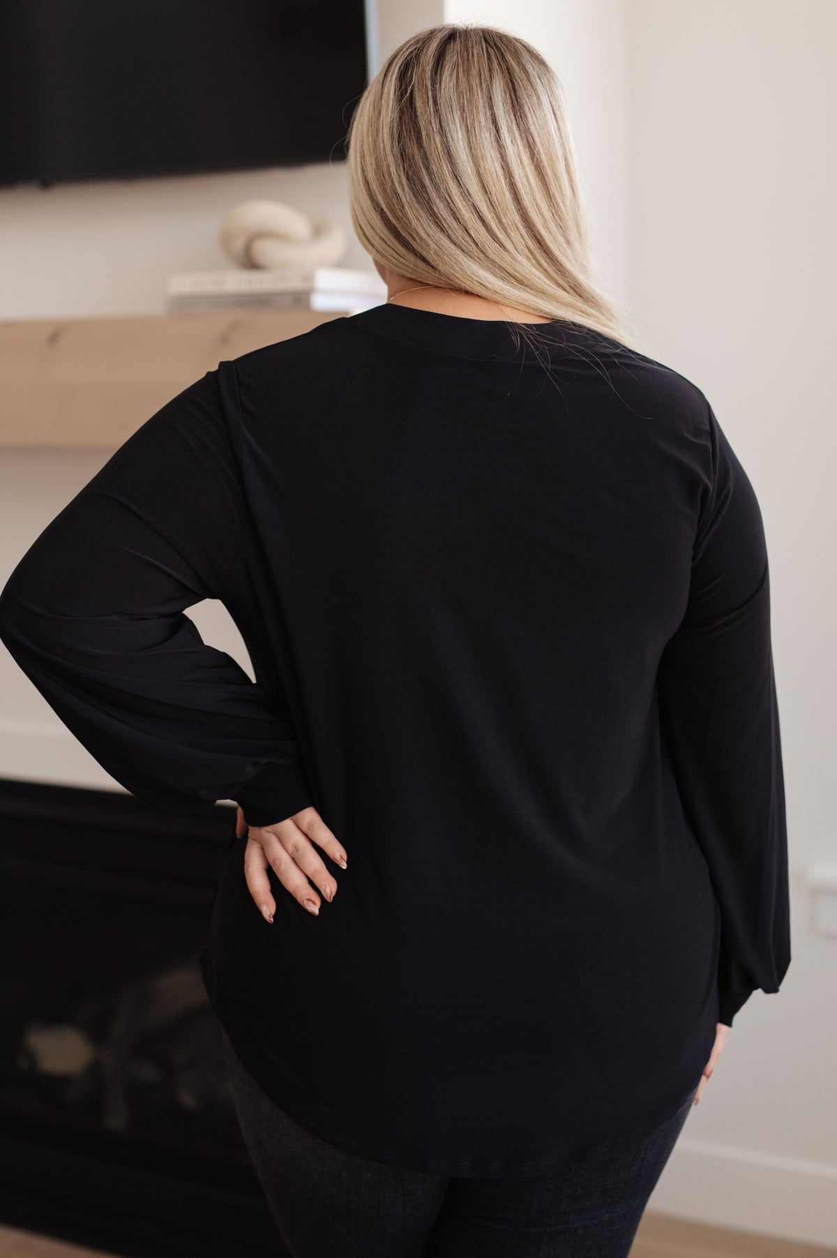 Relatively Relatable V-Neck Top - 11/21/2023