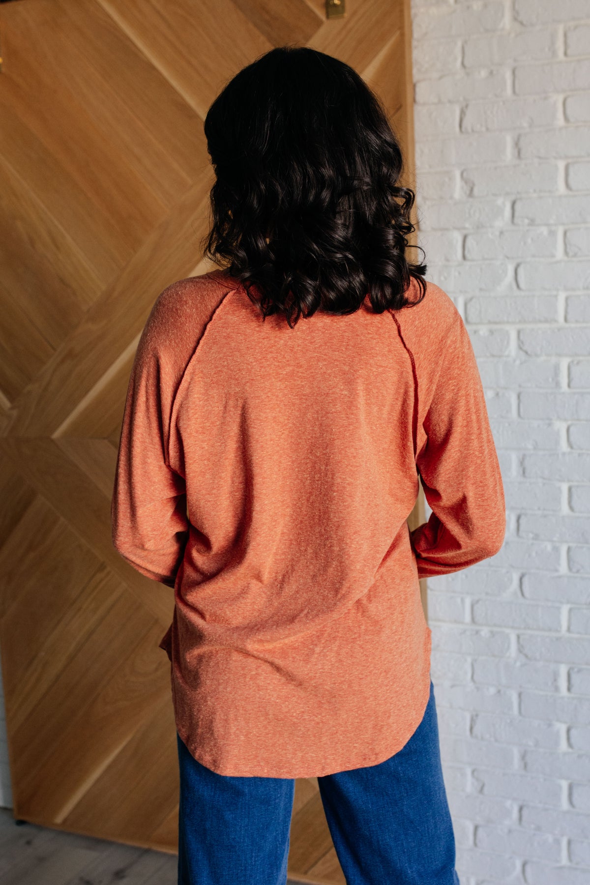 Rustic Charm Long Sleeve Top - 10/20/2025