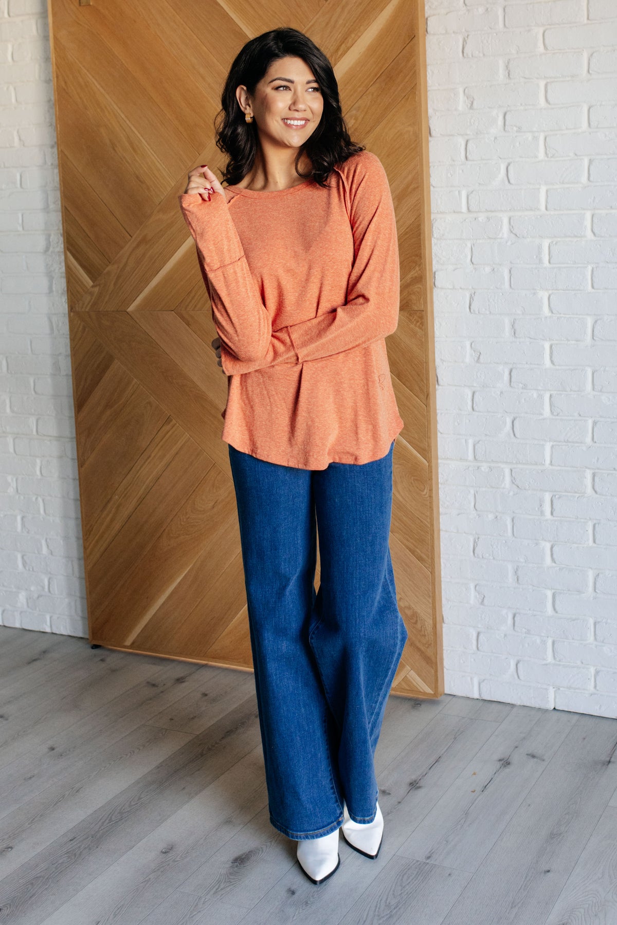 Rustic Charm Long Sleeve Top - 10/20/2025