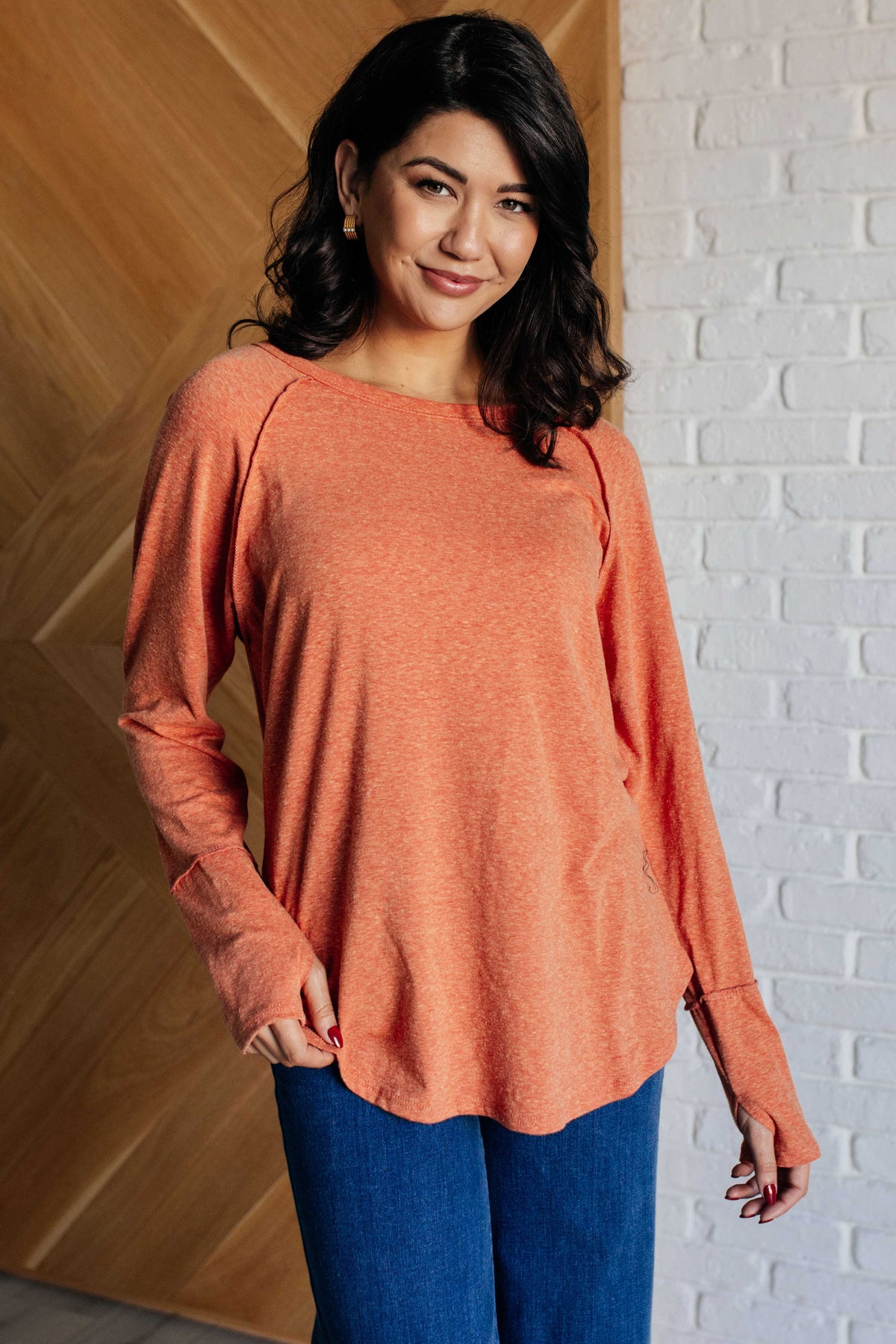 Rustic Charm Long Sleeve Top - 10/20/2025