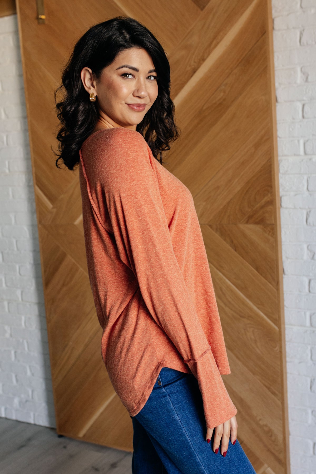 Rustic Charm Long Sleeve Top - 10/20/2025