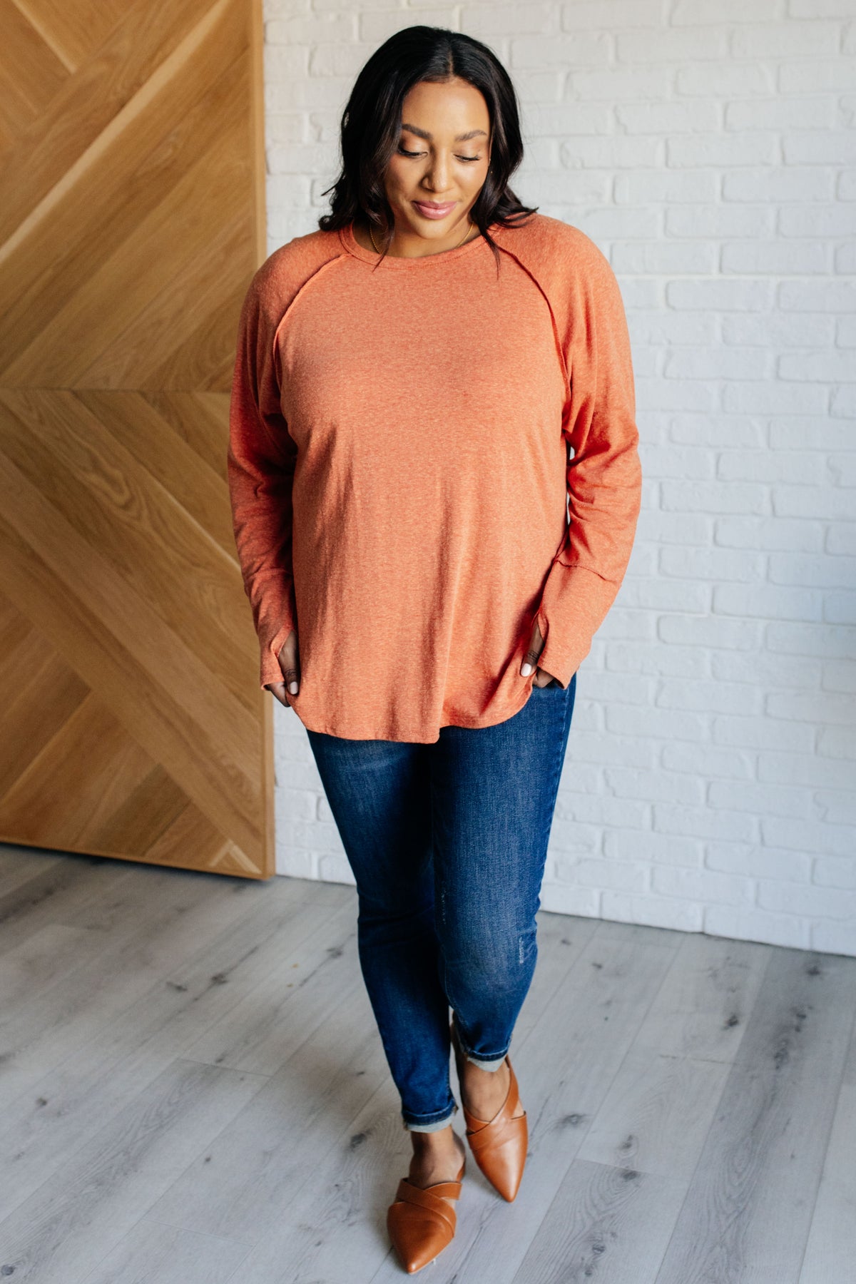 Rustic Charm Long Sleeve Top - 10/20/2025