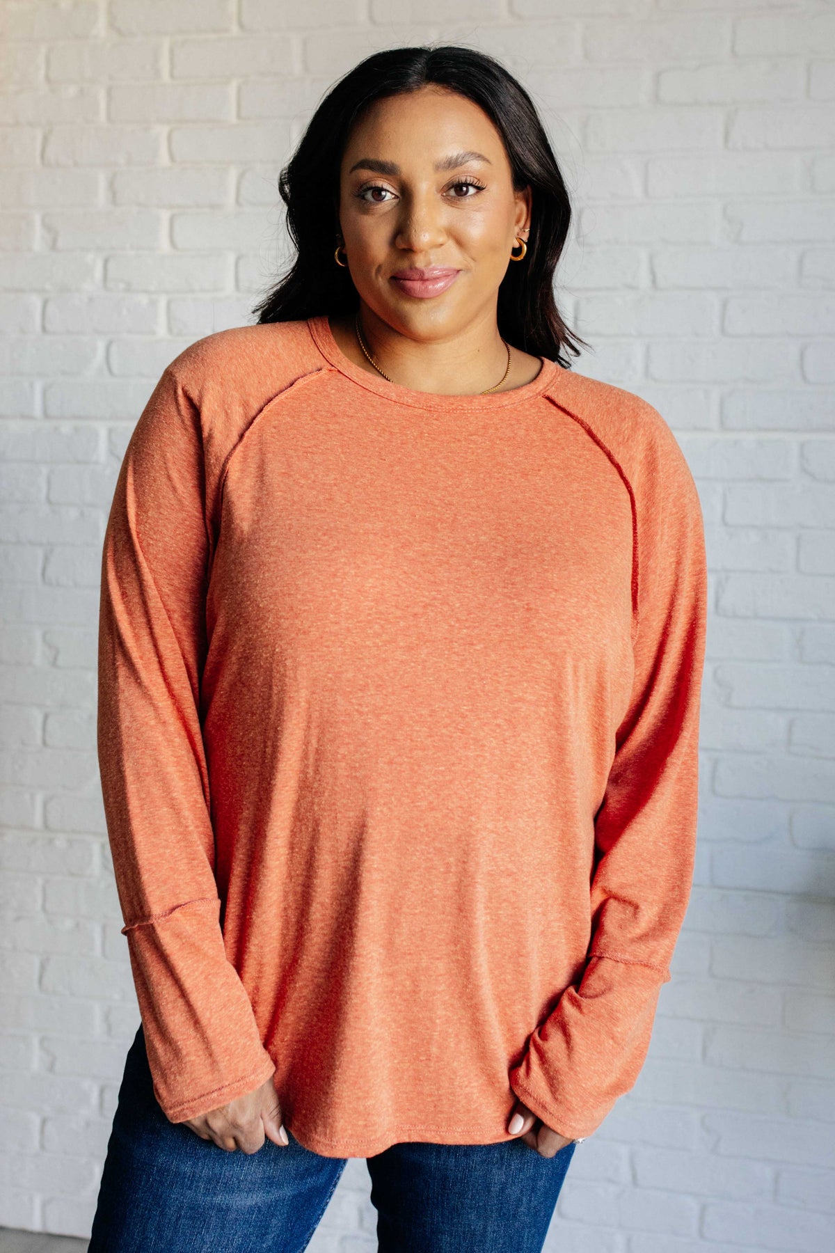 Rustic Charm Long Sleeve Top - 10/20/2025