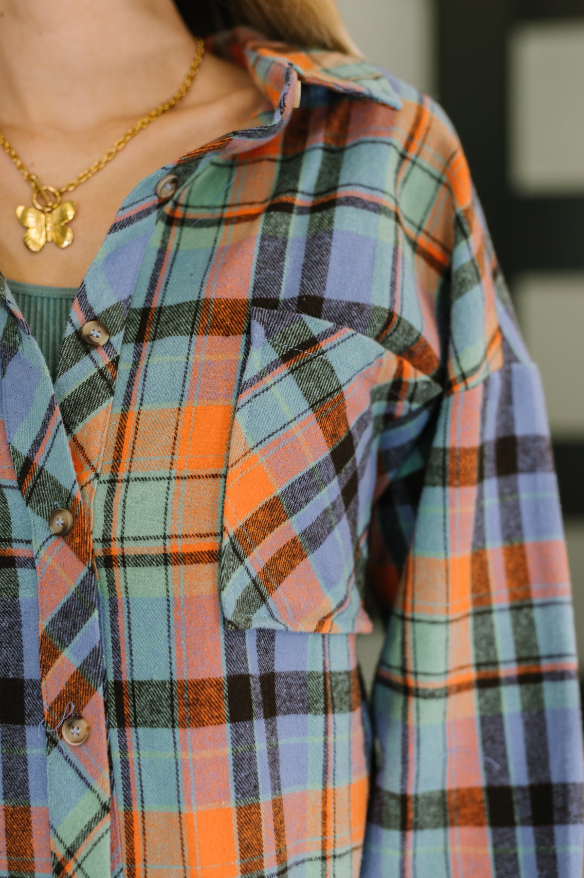 Rustic Rhythm Plaid Button Down - 11/11/2025