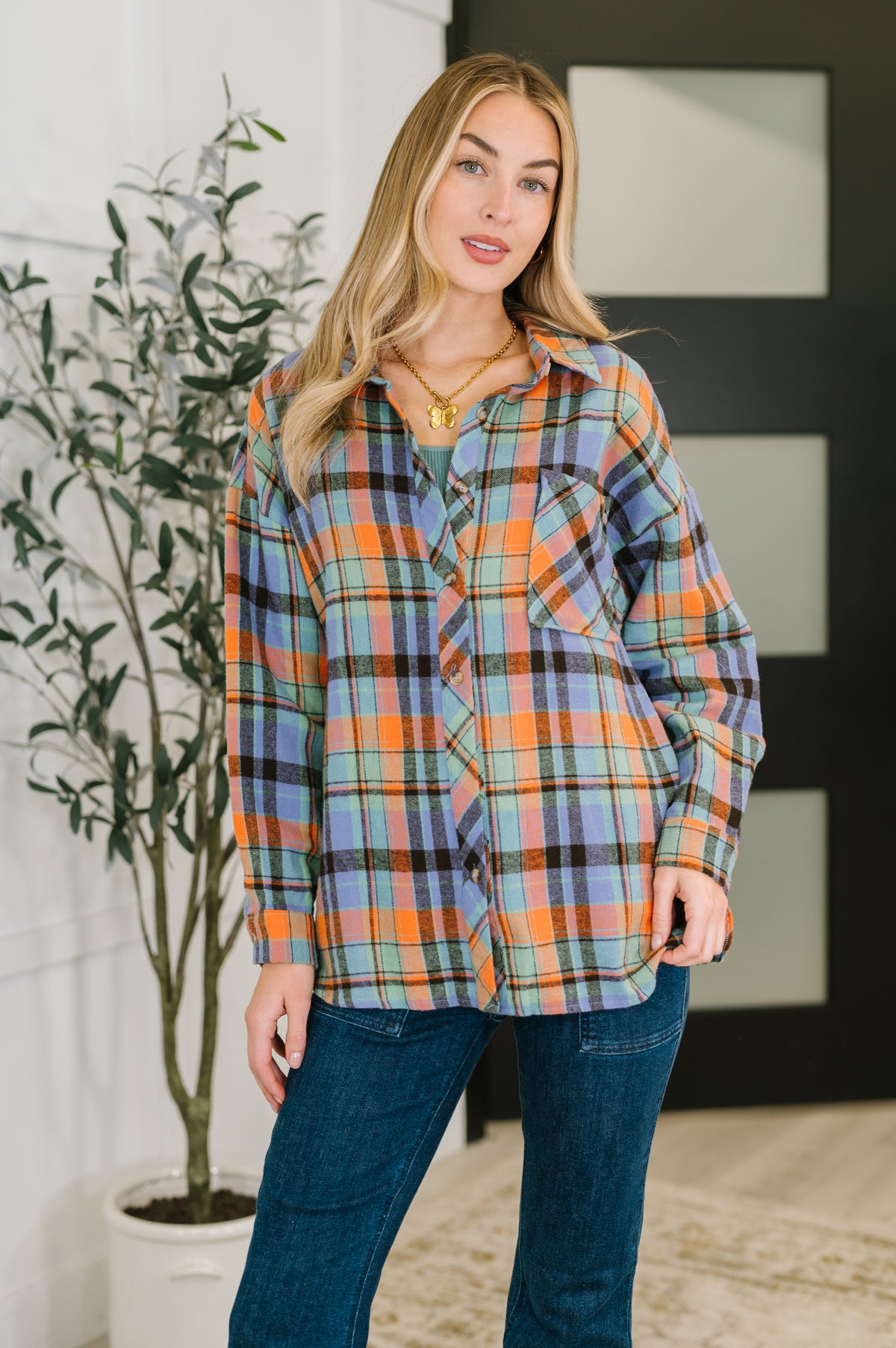 Rustic Rhythm Plaid Button Down - 11/11/2025