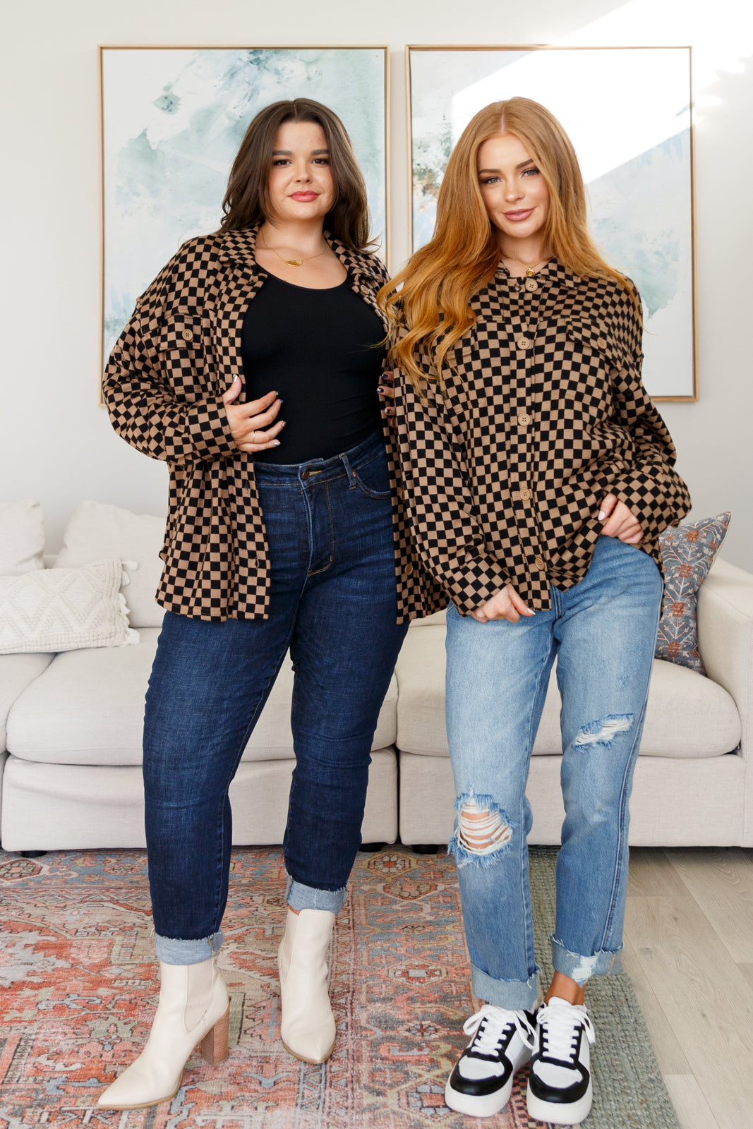 Safe Secrets Checkered Shacket - 10/23/2025