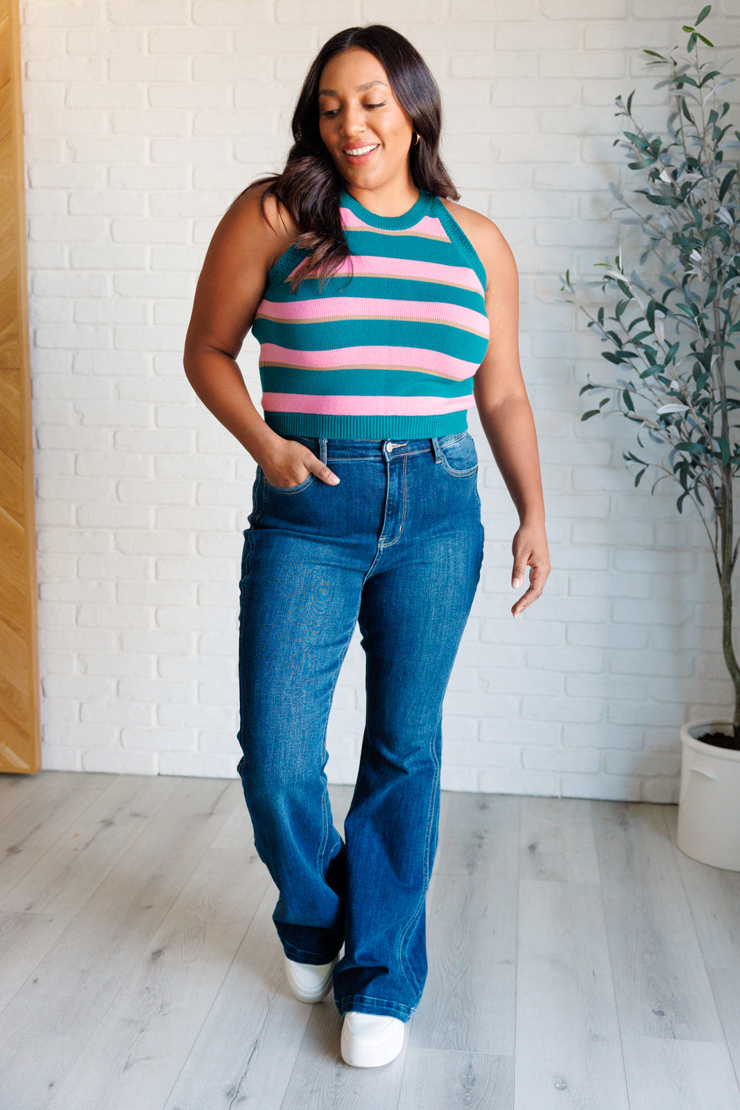 Scholarly Pursuits Knit Striped Tank - 5/12/2025