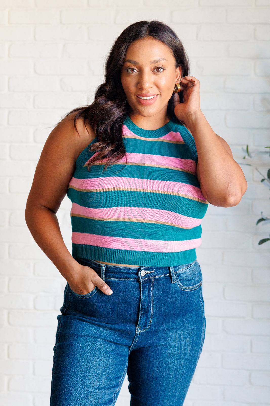 Scholarly Pursuits Knit Striped Tank - 5/12/2025