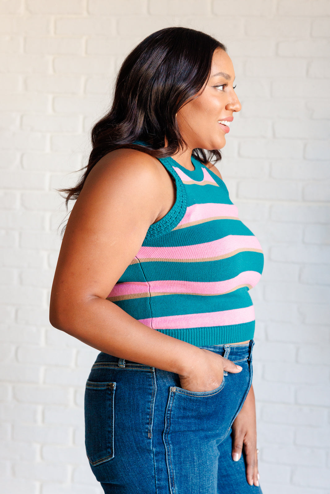 Scholarly Pursuits Knit Striped Tank - 5/12/2025