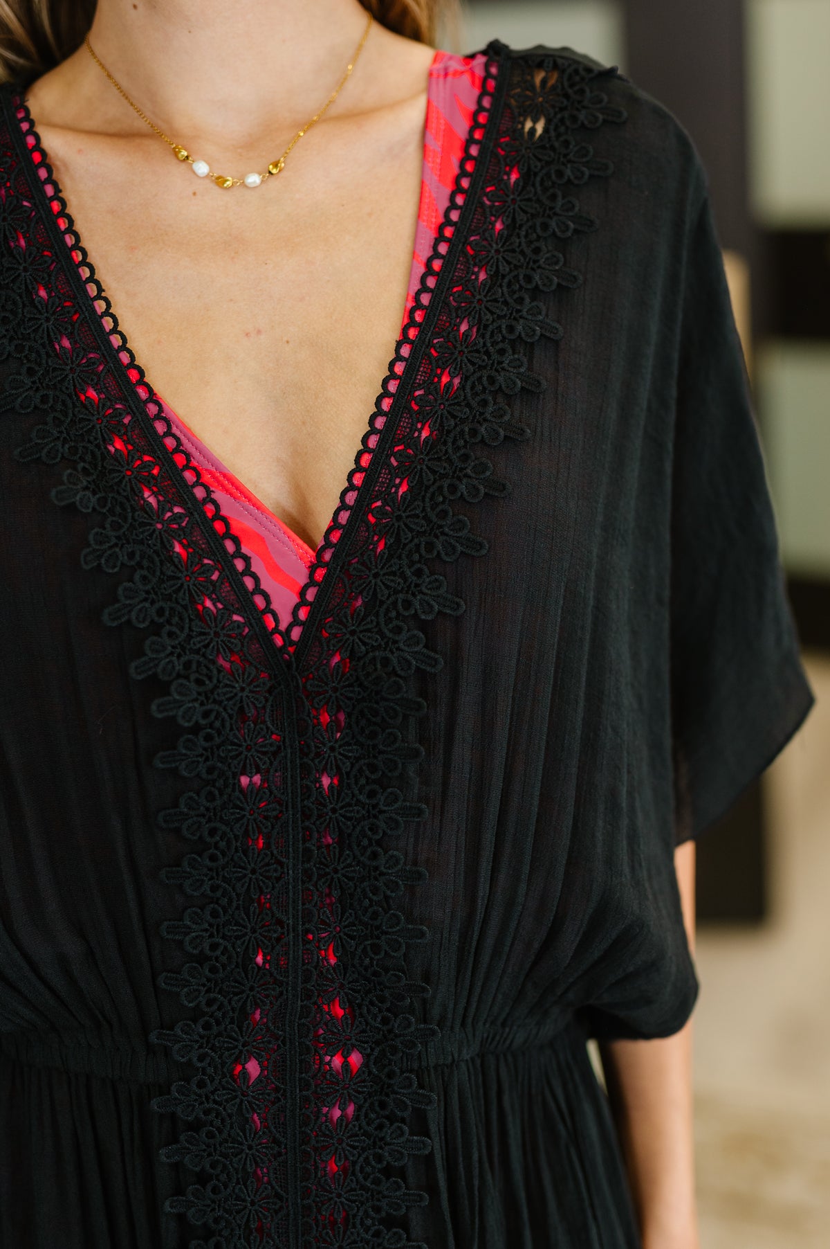 Serena Sands Swim Cover Up in Black - 6/6/2025 NEW
