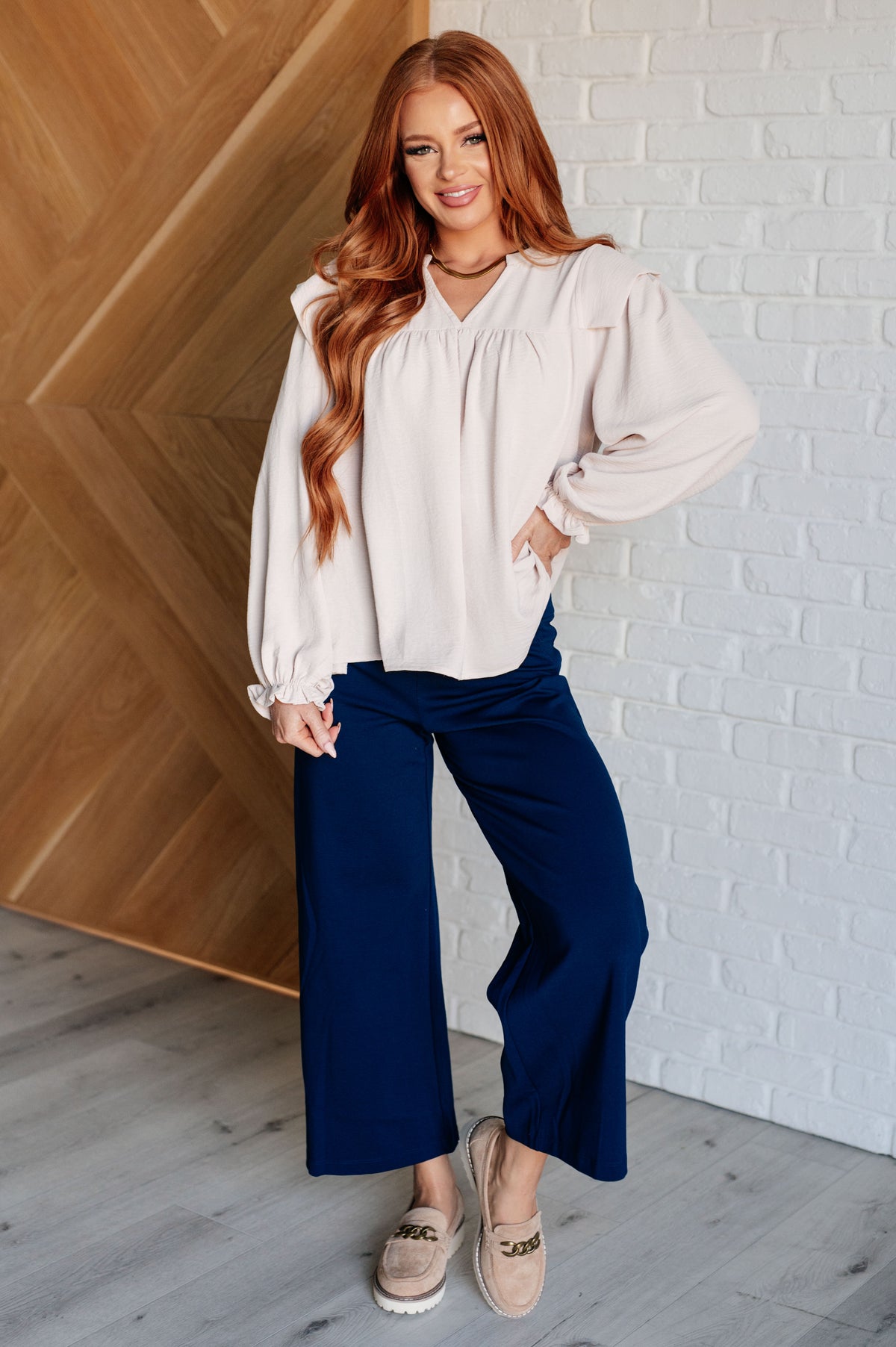 She Ought to Understand Balloon Sleeve Blouse - 11/5/2024