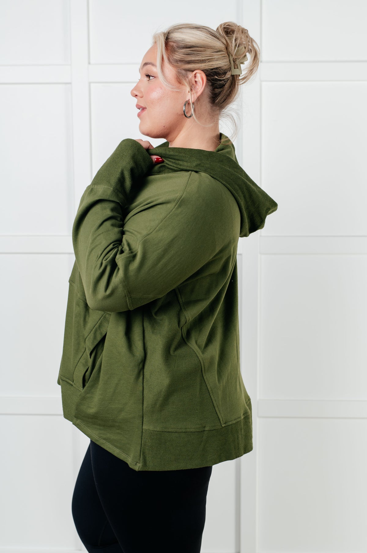 Simple Snug Snap Hooded Pullover - 9/23/2025 NEW