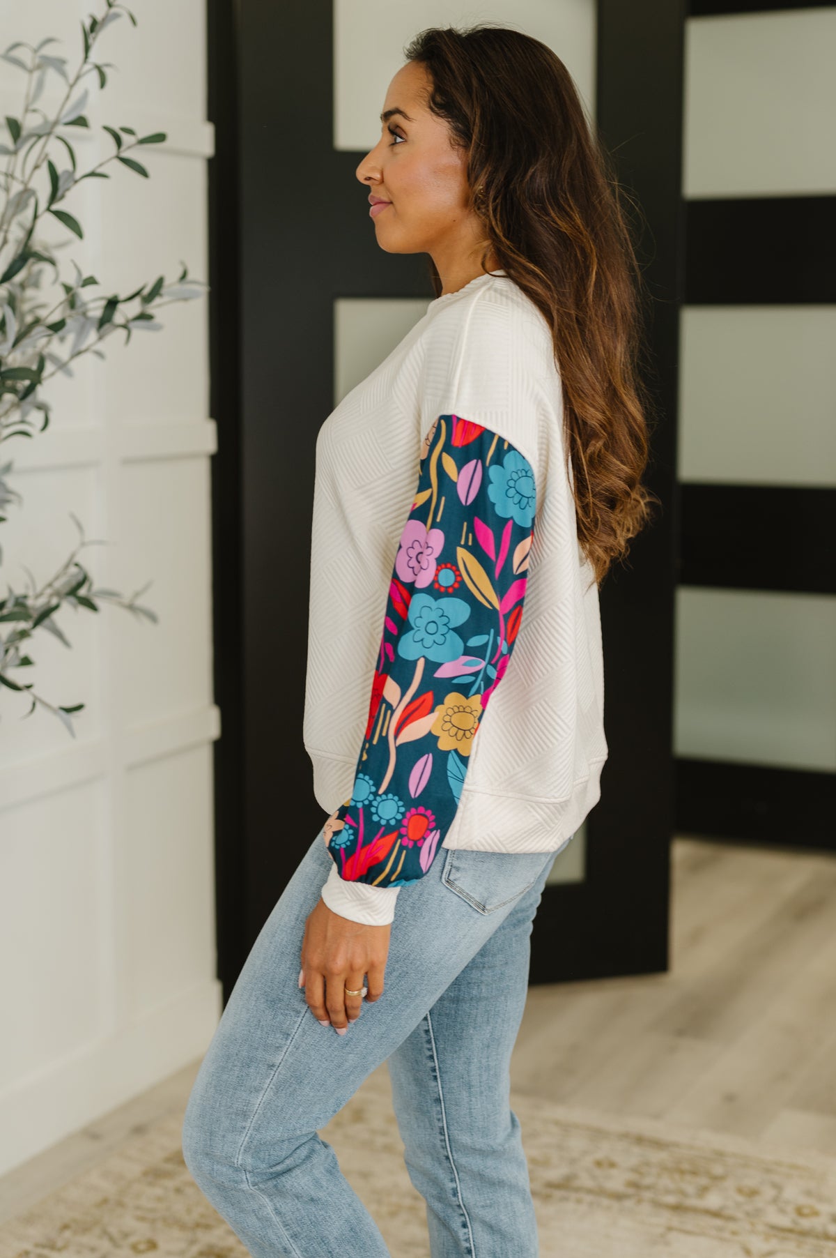 Sing a Melody Floral Sleeve Top - 9/16/2025 NEW